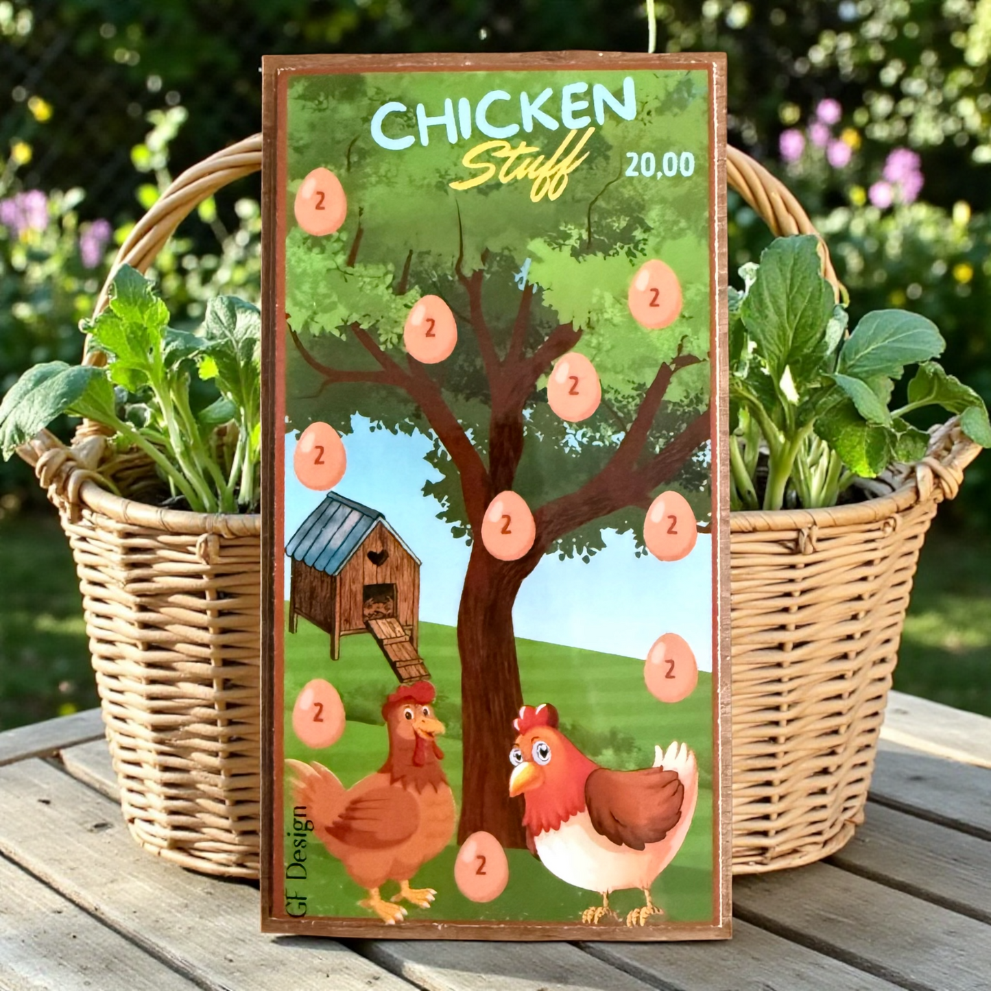 Kippen Spaarkaarten A6 - Cash Stuffing Challenge Set