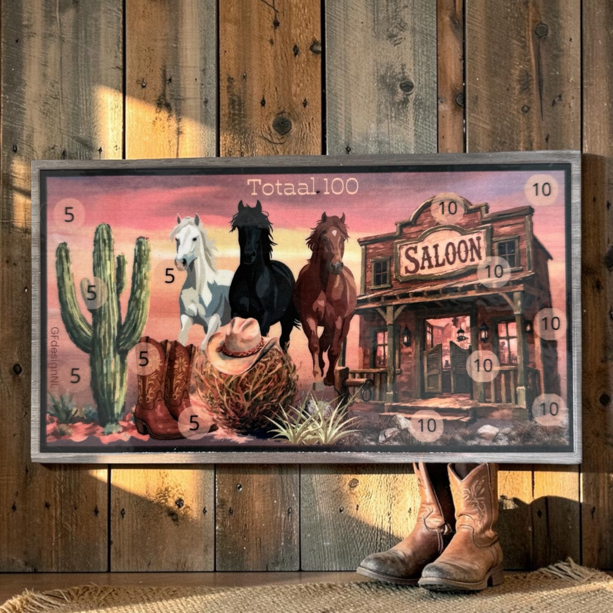 Country Western Cash Stuffing Challenge – A6 spaarkaarten