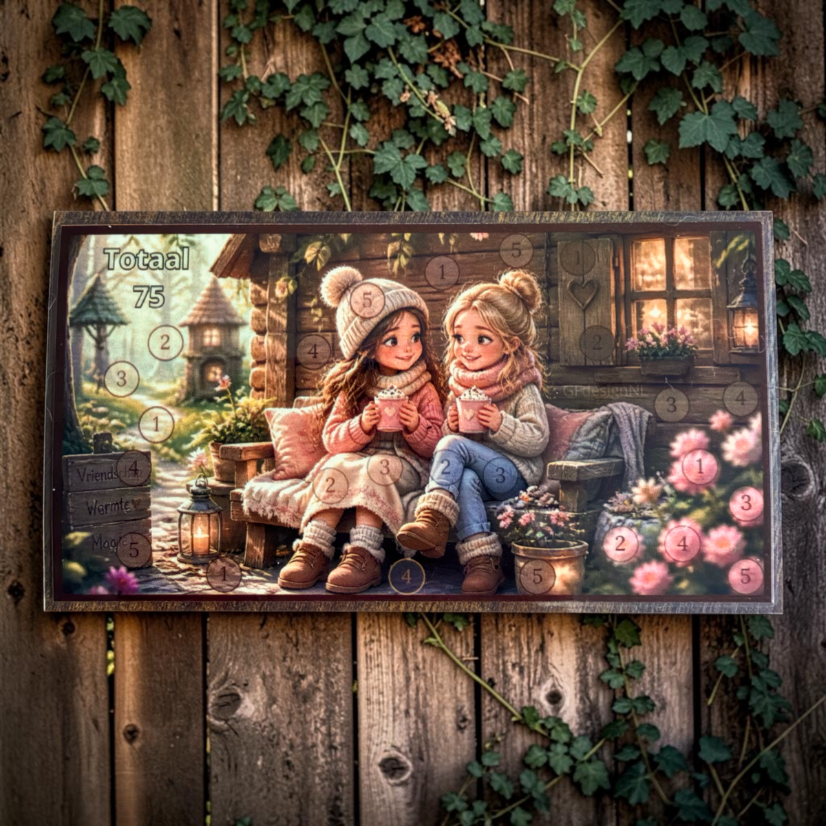 Best Friends spaarkaarten – Cash stuffing €60, €75 en €80