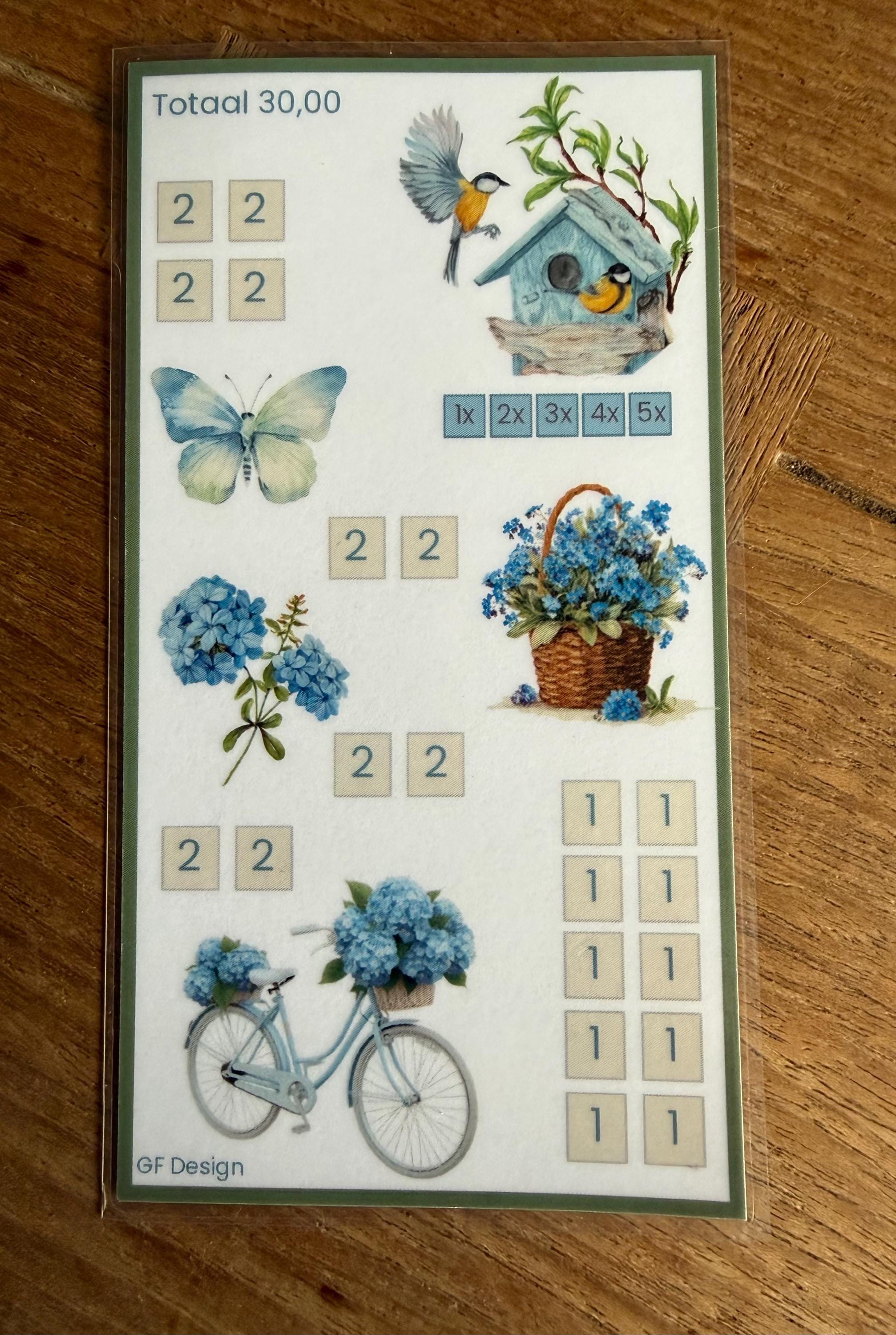 Cash Stuffing Challenge Floral