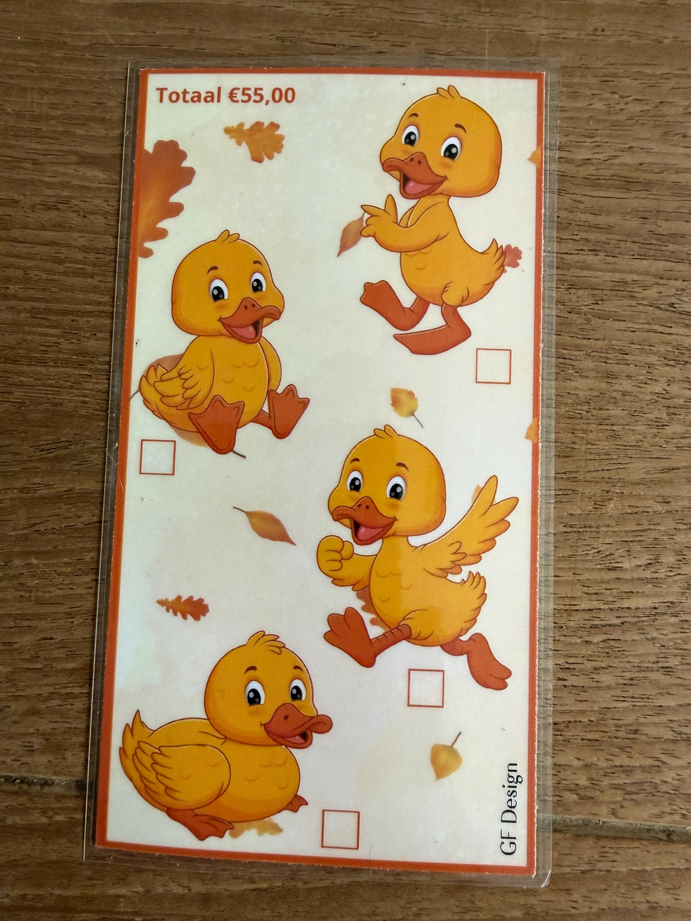 Cash stuffing challenge eendjes dobbelen