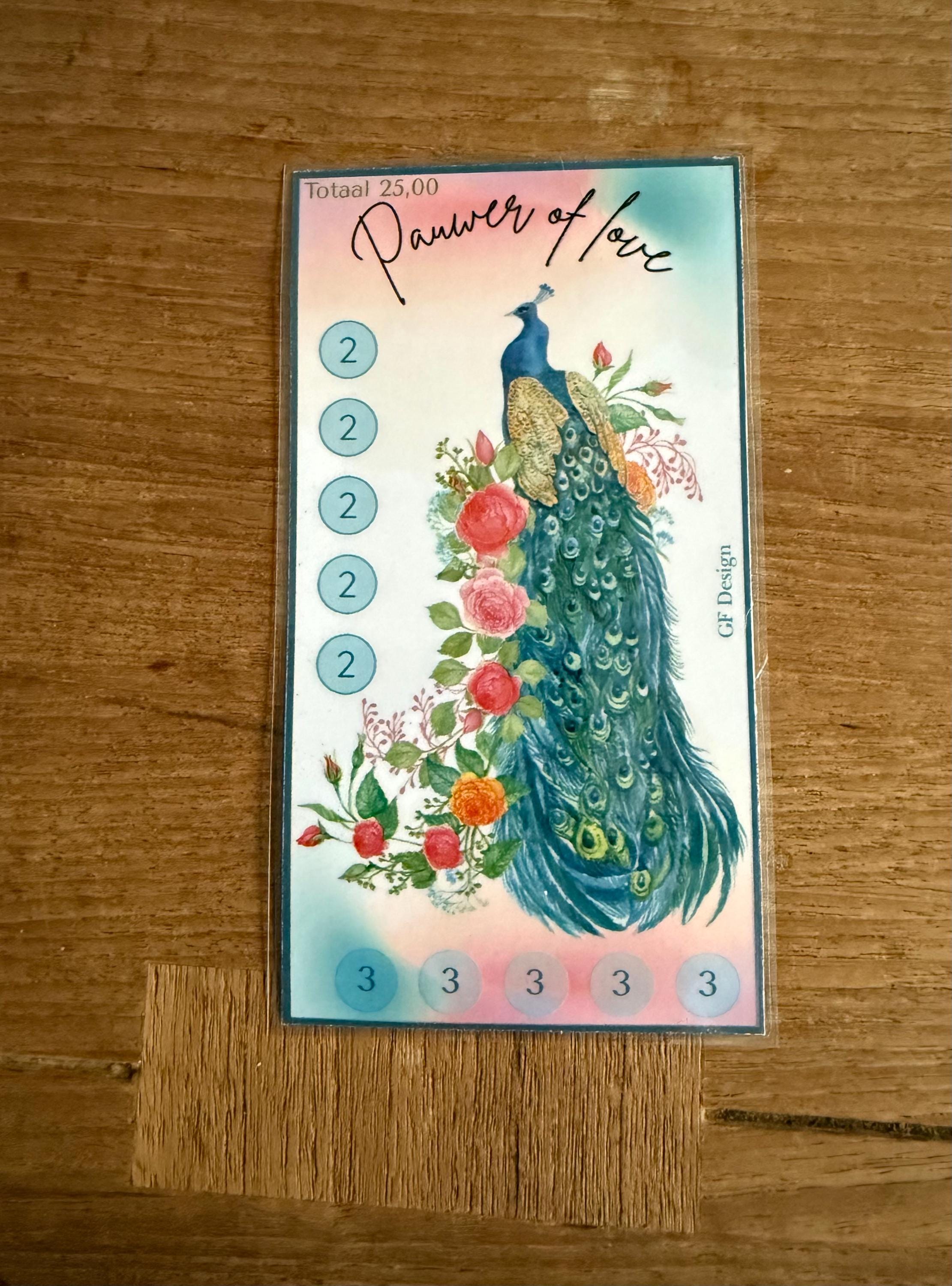 Cash stuffing challenge A6 Pauwen