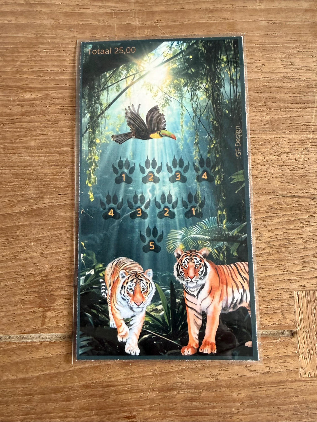 Cash stuffing challenge A6 The Tiger