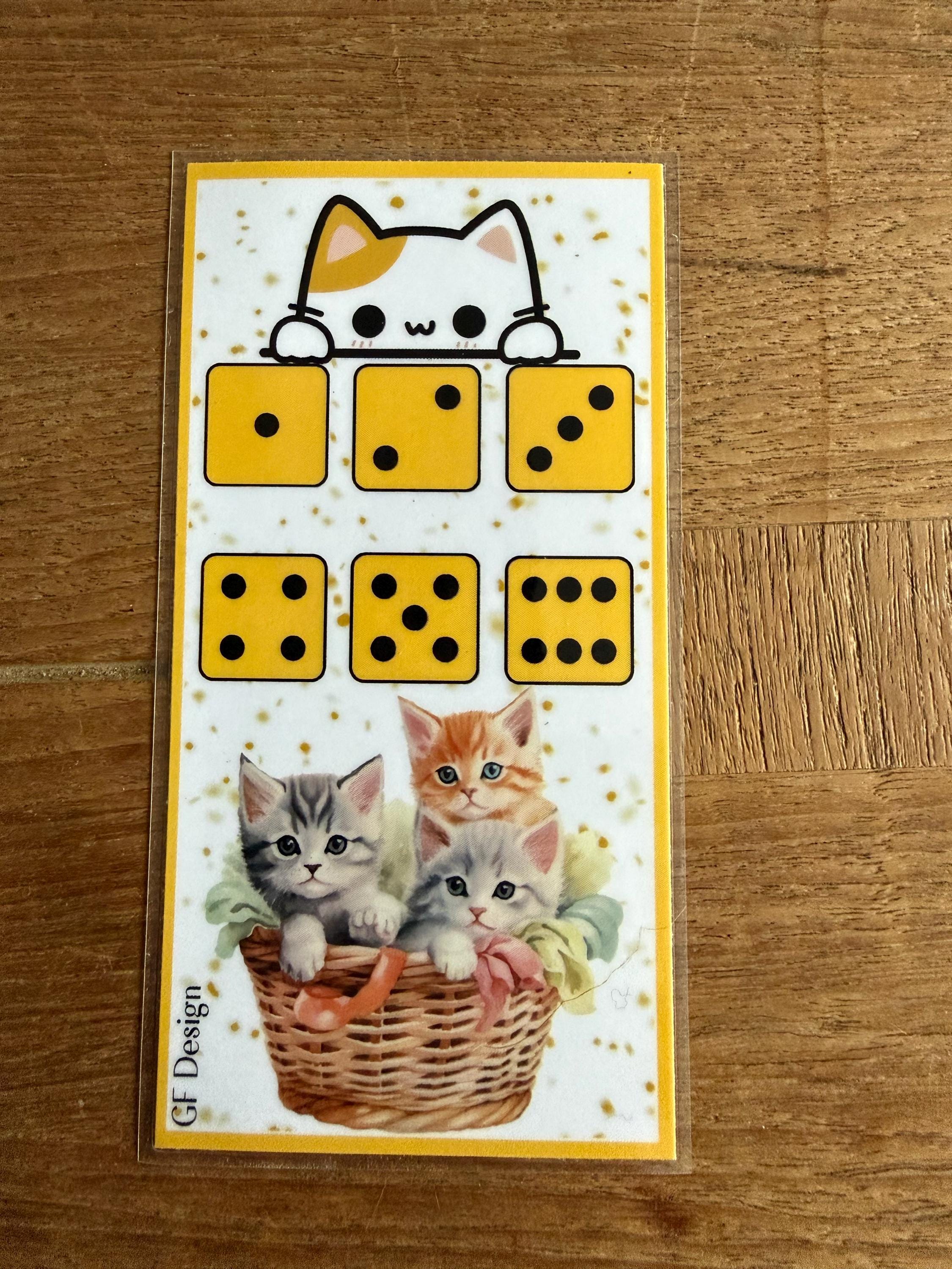 Dobbel cash stuffing challenge poesjes