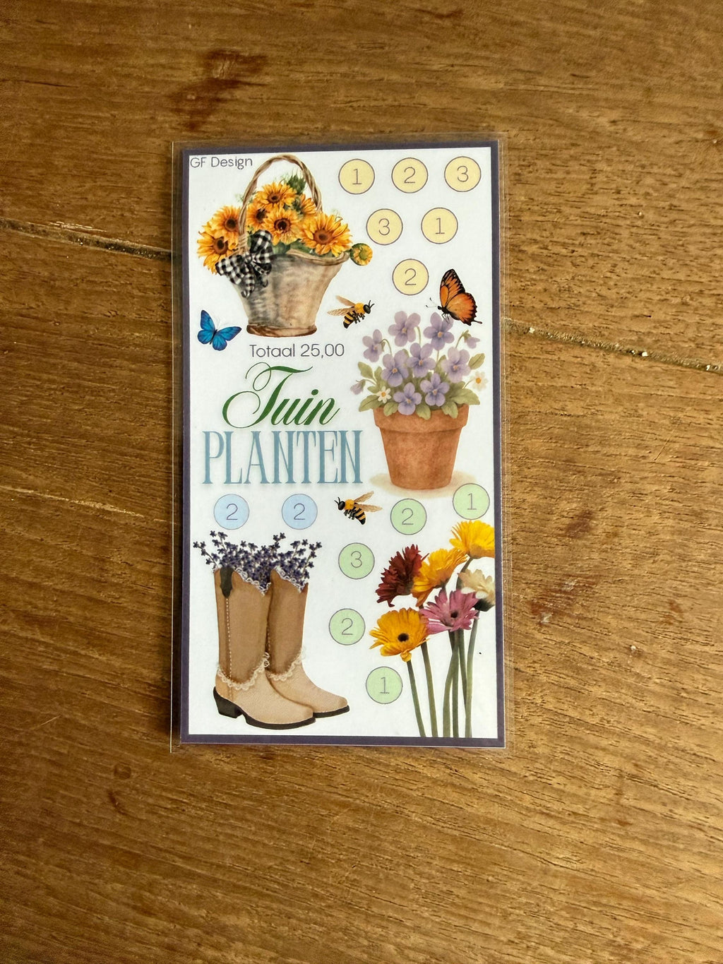 Cash stuffing challenge Bloemen en planten