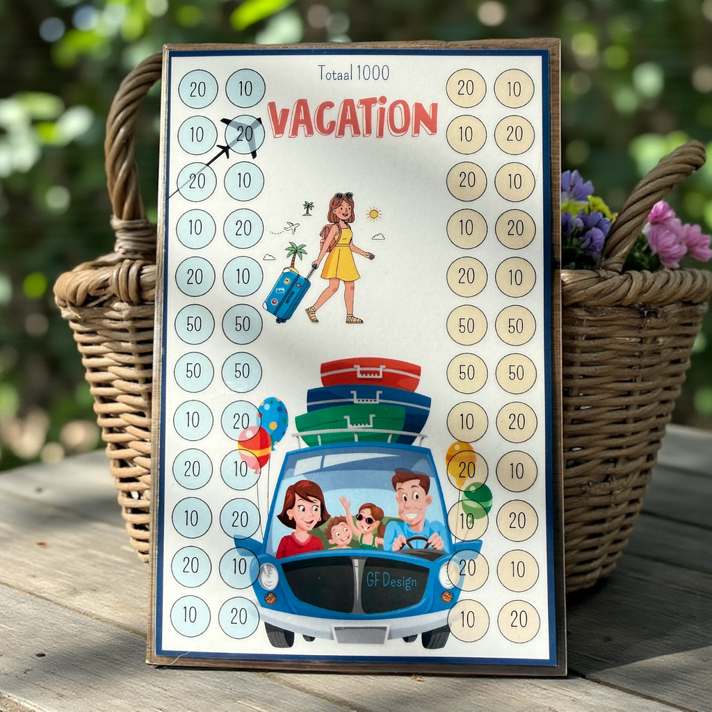 Cash Stuffing Challenge A5 – Vakantie