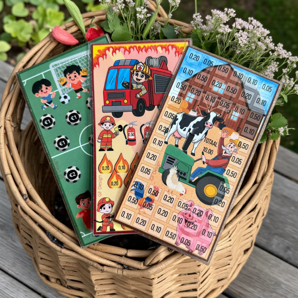 Cash stuffing challenge A6 kids Varia Boys