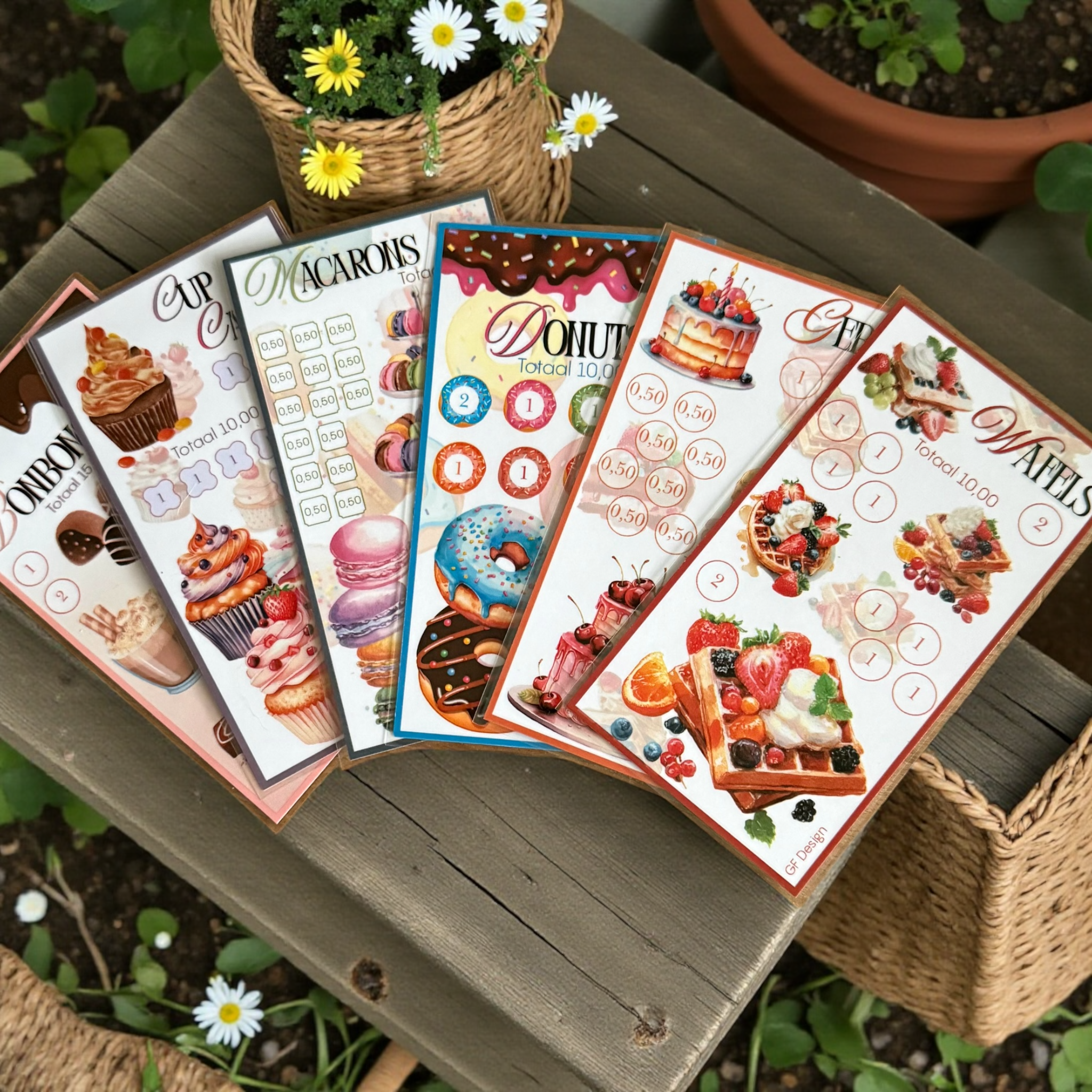 Cash stuffing challenge A6 Koffie/thee lekkernijen