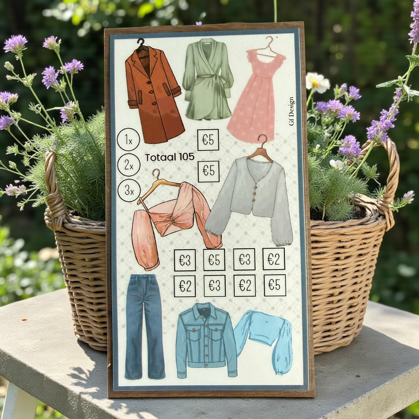 Cash Stuffing Challenge Fashion - Spardokumente A6 (Einzeln oder Set)