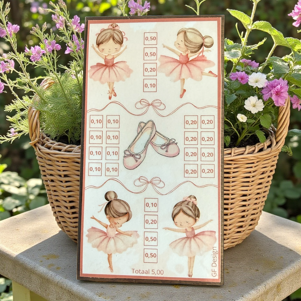 Cash stuffing challenge A6 kids Varia Girls