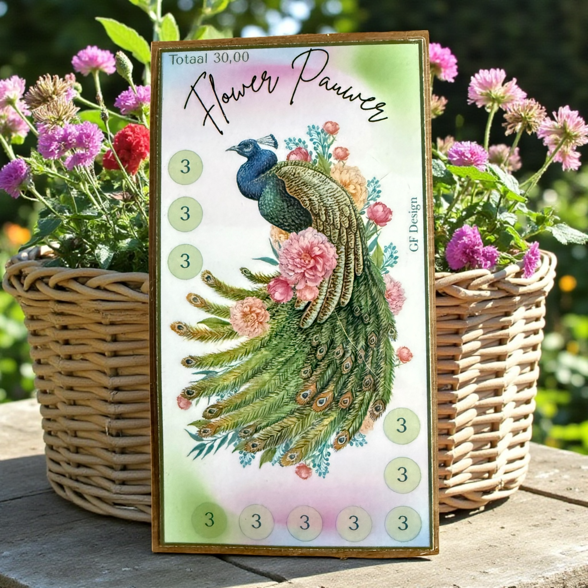 Cash stuffing challenge A6 Pauwen