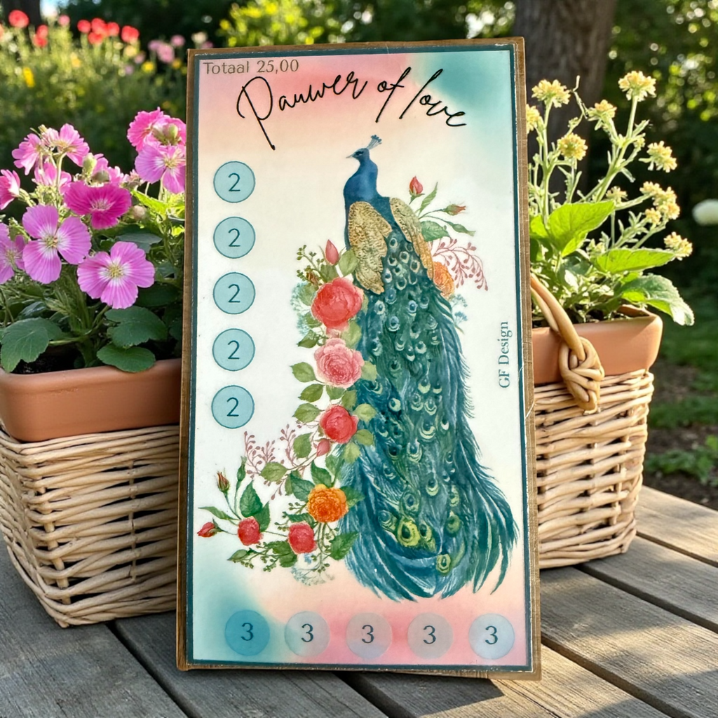 Cash stuffing challenge A6 Pauwen