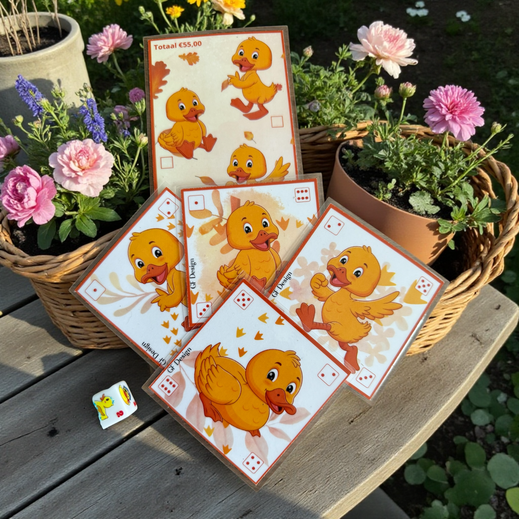 Cash Stuffing Challenge Eendjes Dobbelen - Spaar €55