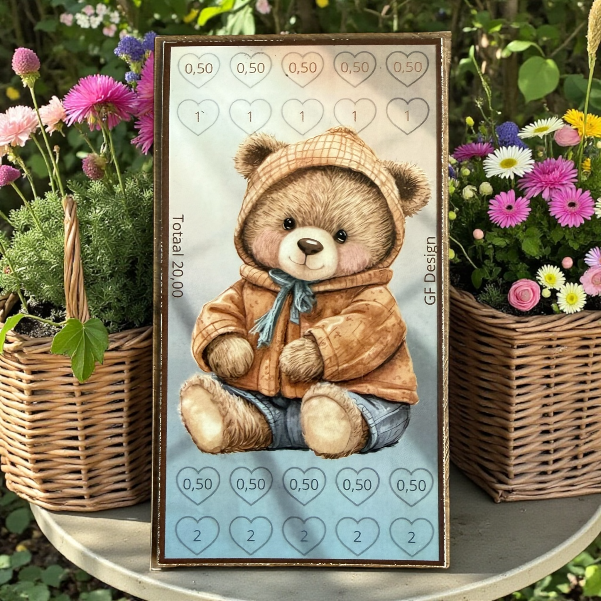 Spaarkaarten Pasgeboren Baby - Cash Stuffing Challenge Set (3 stuks)