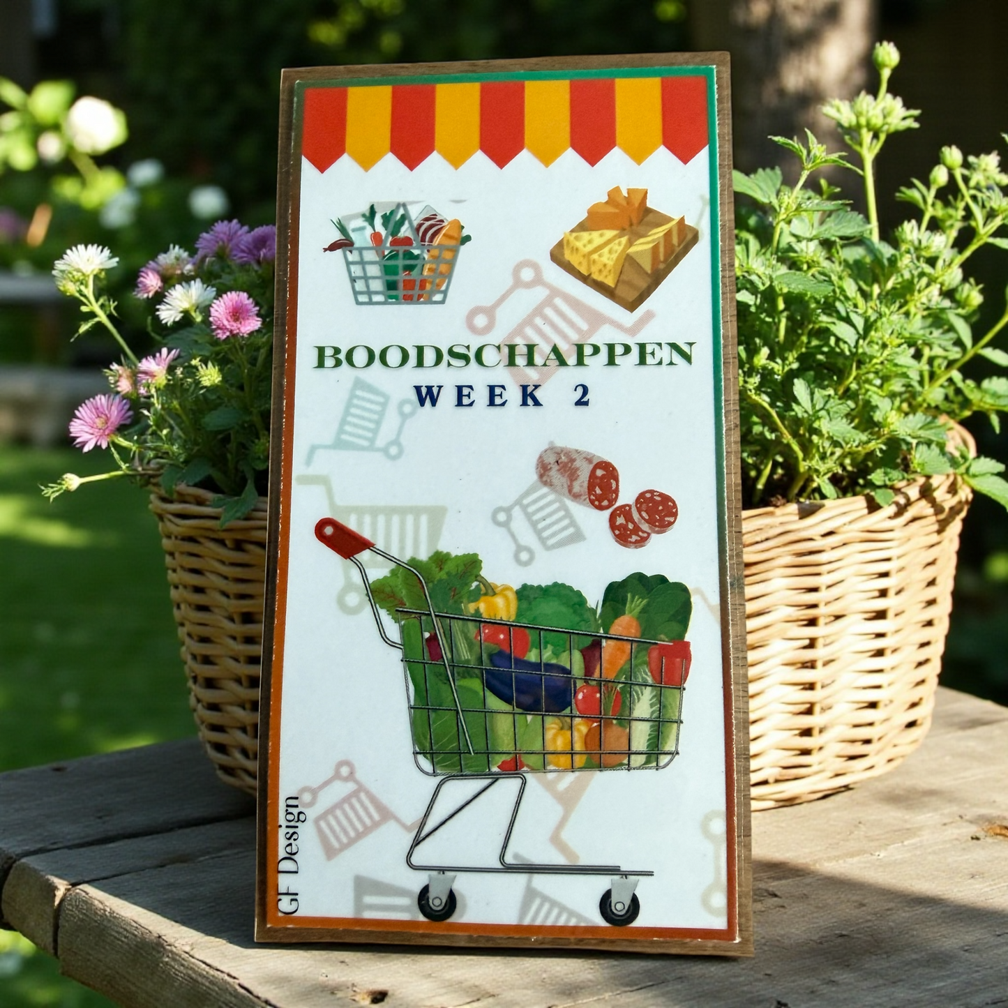 Einkaufs-Budgetplaner – Cash-Stuffing-Challenge-Karte