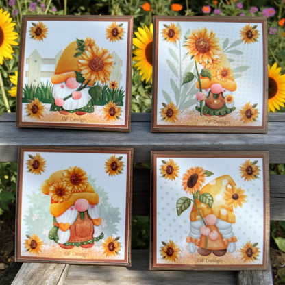 Cash Stuffing Challenge Gnome Serie - 5 Sparkarten Sets