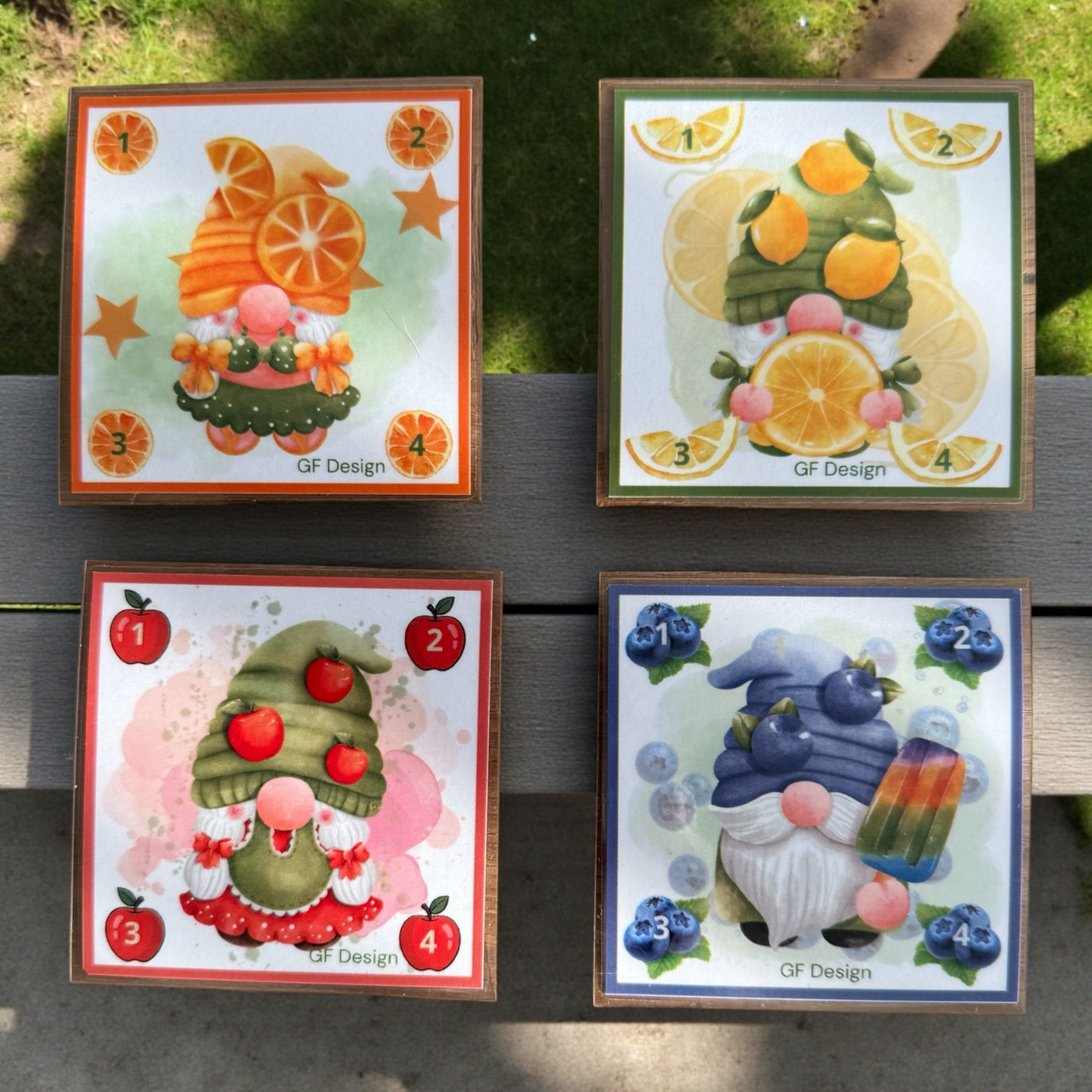 Cash Stuffing Challenge Gnomen Serie - 5 Spaarkaarten Sets