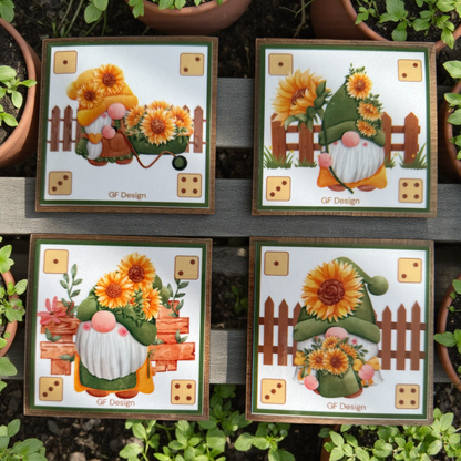 Cash Stuffing Challenge Gnome Serie - 5 Sparkarten Sets