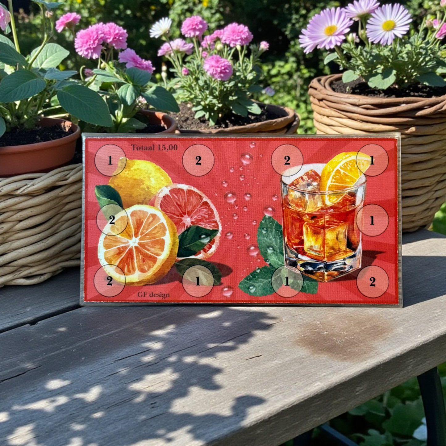 Cash Stuffing Challenge Fruity – Sparkarten A6 (Einzeln oder Set)