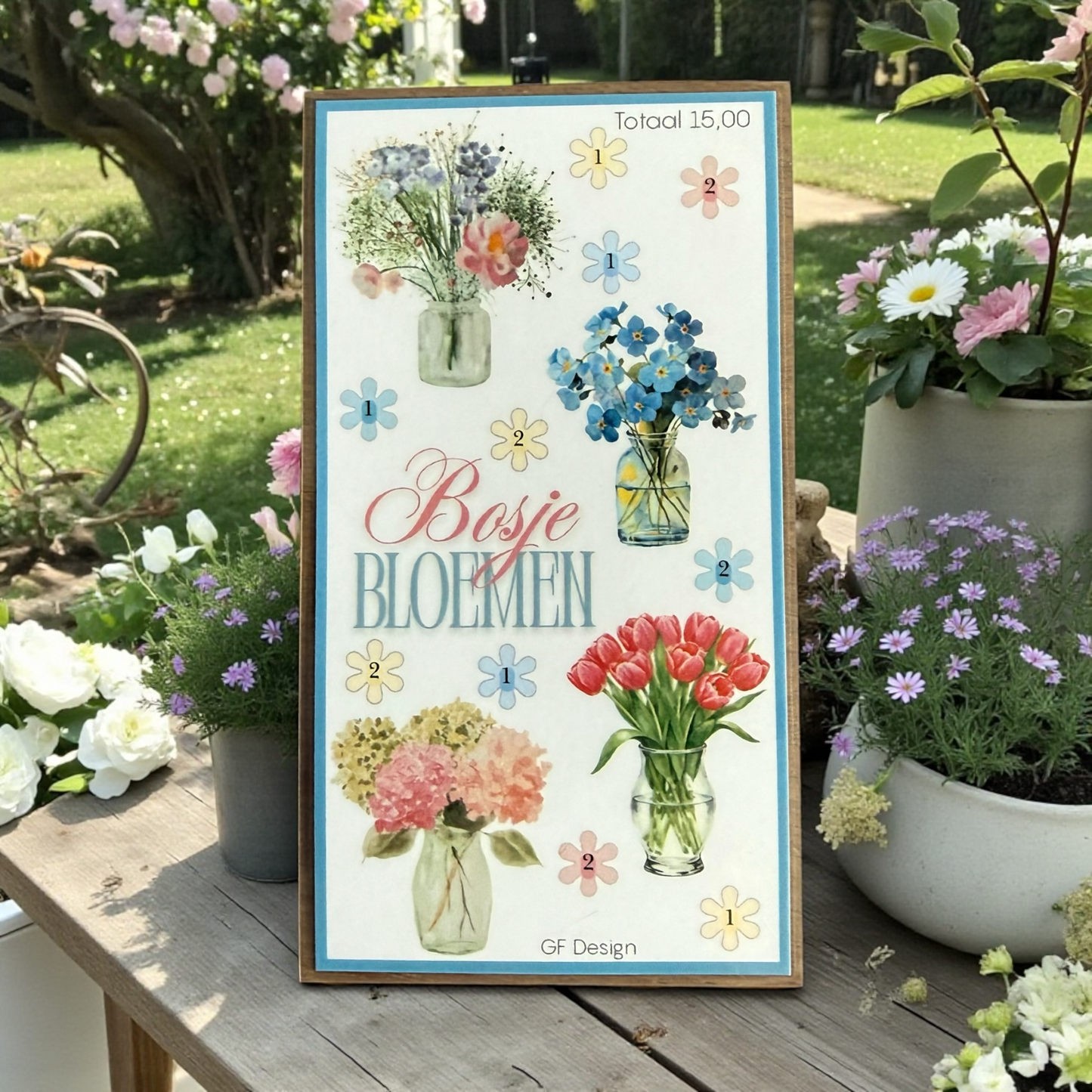 Cash Stuffing Challenge Blumen & Pflanzen - Sparkarten A6 (Einzeln oder Set)