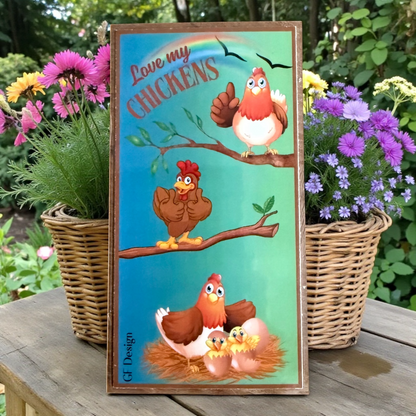 Hühner Spar-Karten A6 - Cash Stuffing Challenge Set