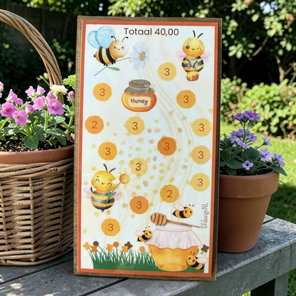 Cash Stuffing Challenge Karten A6 – Gartentiere