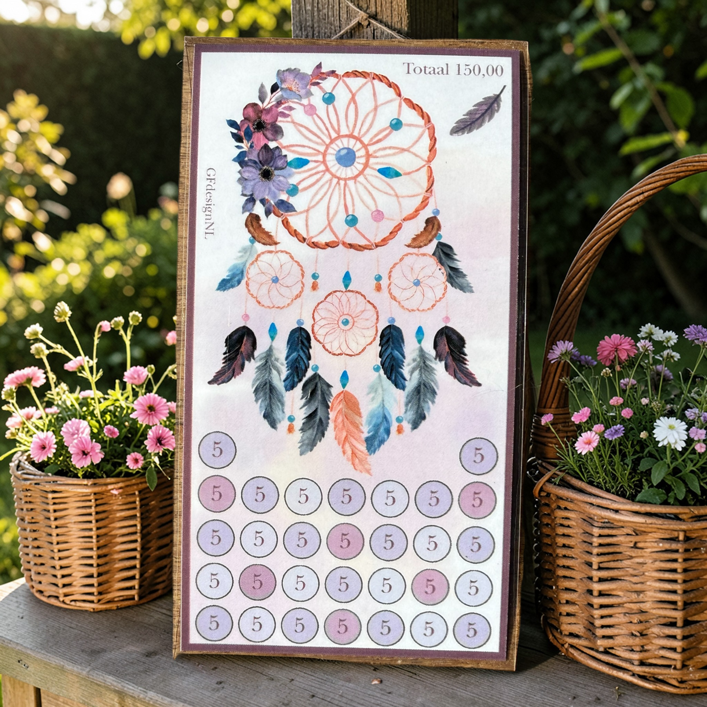 Cash Stuffing Challenge Karten A6 – Dreams | Sparkarten