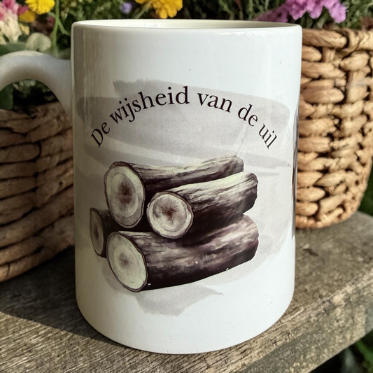 Wijze Uilen Koffiemok 325ml | Design GFDesignNL