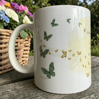 Vlinders Koffiemok 325ml - Keramisch | GFDesignNL