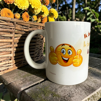 Grappige Koffiemok 325ml 'Ik Ben Geweldig' | GFDesignNL