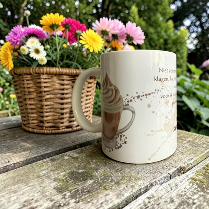 Grappige Koffiemok 325ml 'Niet Zeuren, Dus SSSSTT!!!!' | GFDesignNL