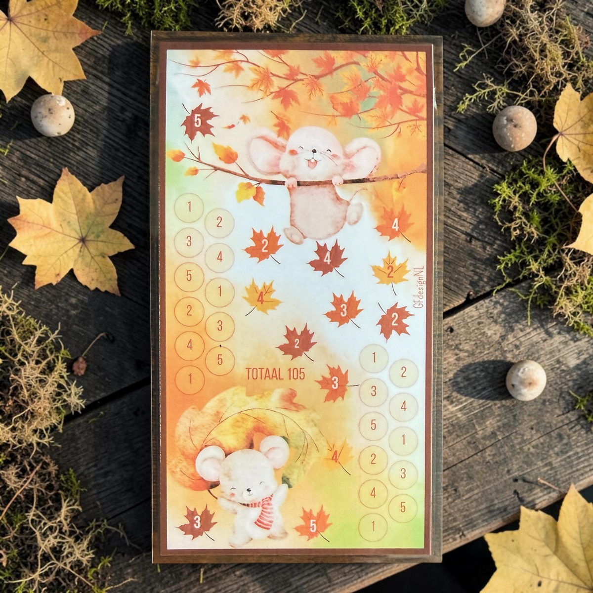 Herfst Cash Stuffing Challenge A6