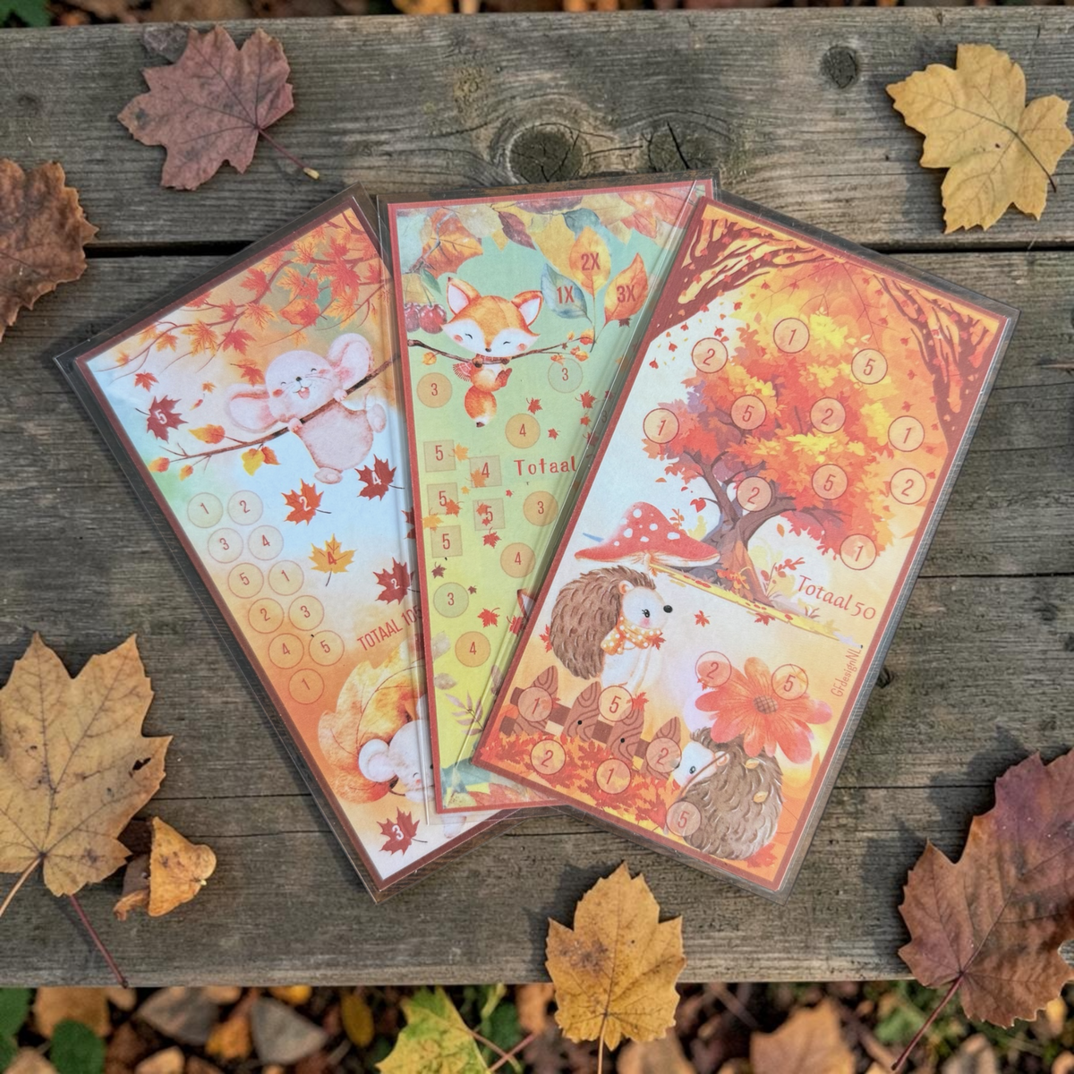 Herfst Cash Stuffing Challenge A6