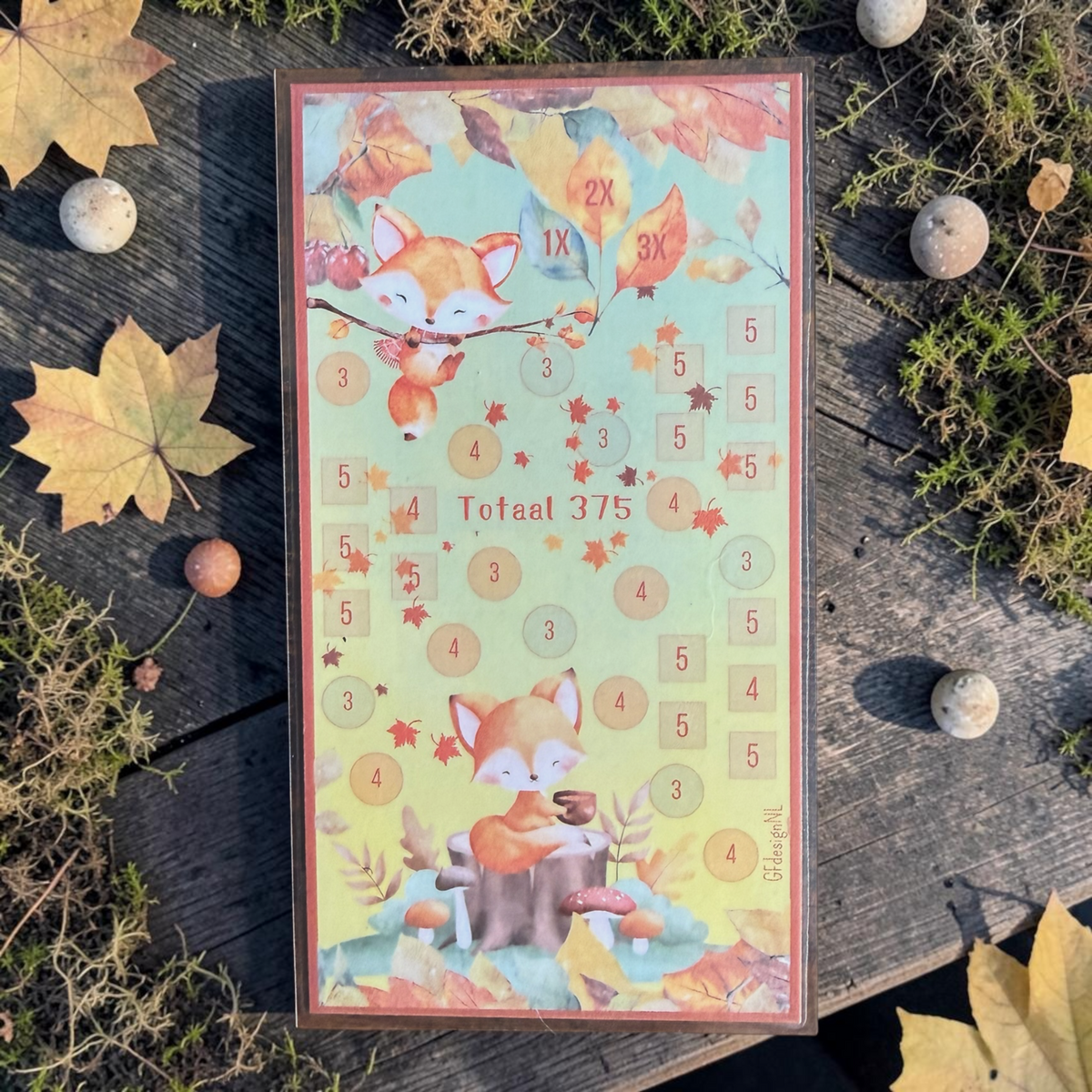 Herfst Cash Stuffing Challenge A6