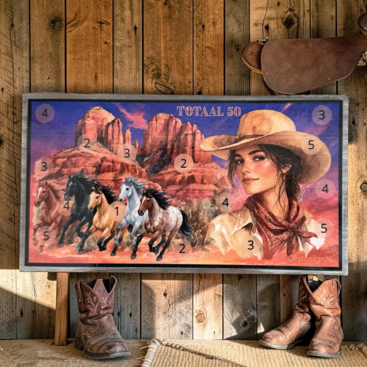 Country Western Cash Stuffing Challenge – A6 spaarkaarten