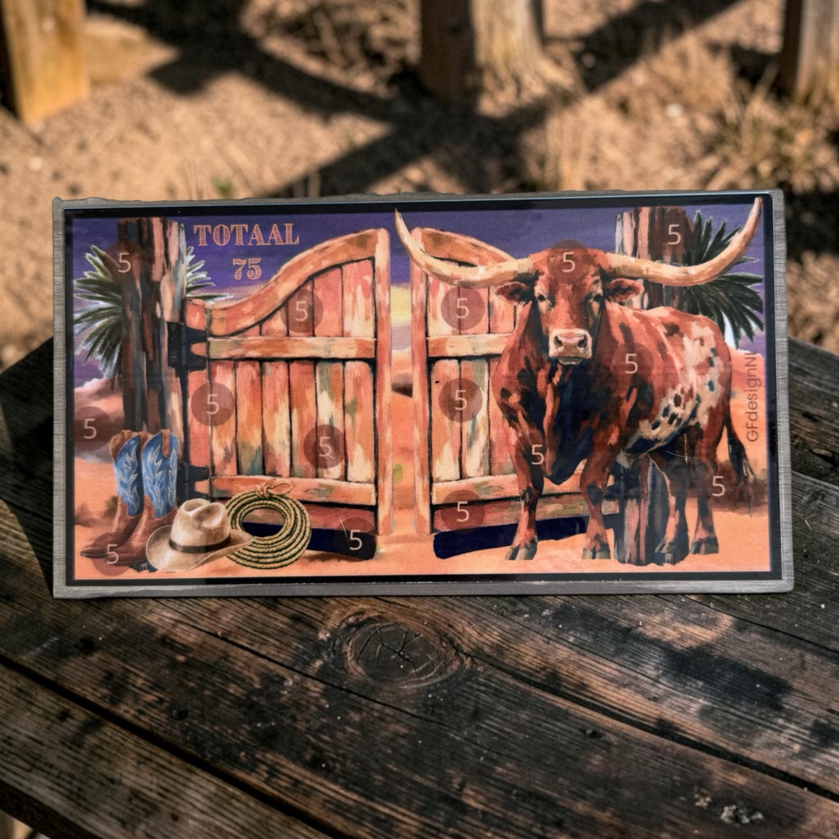 Country Western Cash Stuffing Challenge – A6 spaarkaarten