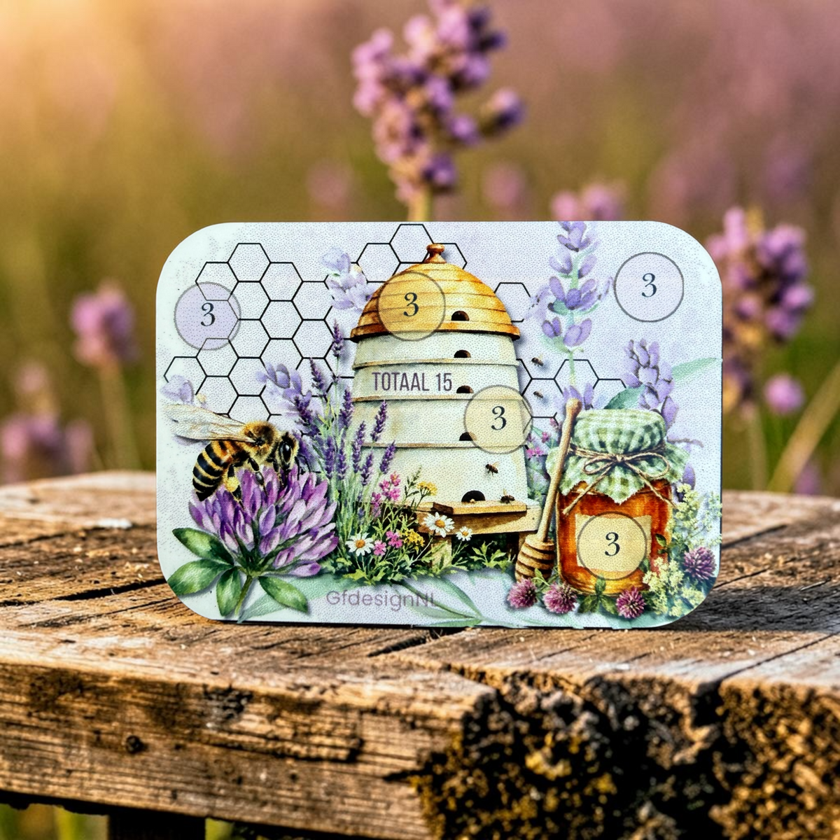Bijenkorf cash stuffing magneet – spaarchallenge €15