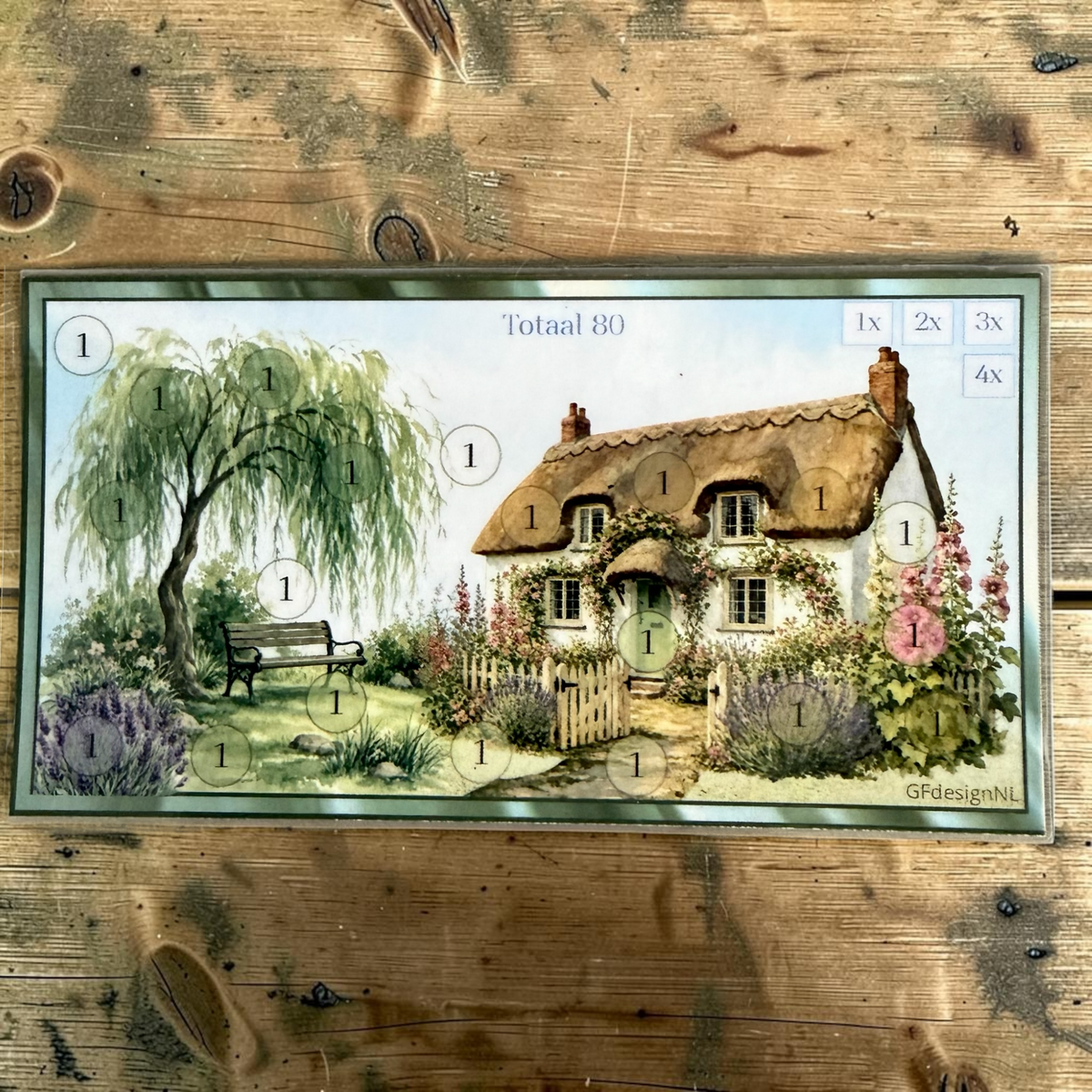 Cottage vibe spaarchallenge A6