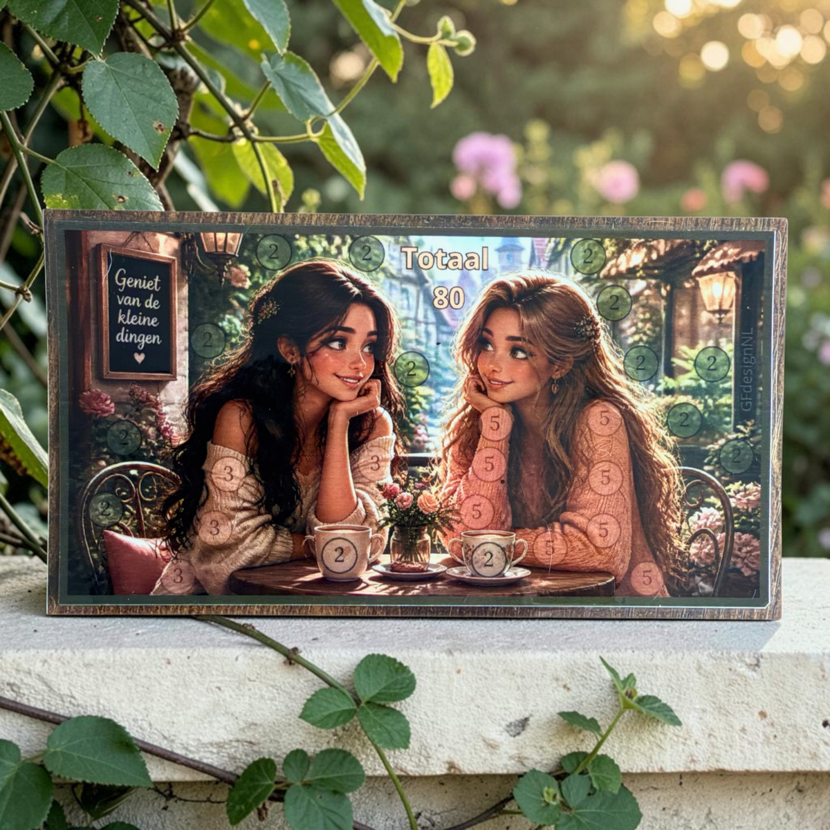 Best Friends spaarkaarten – Cash stuffing €60, €75 en €80