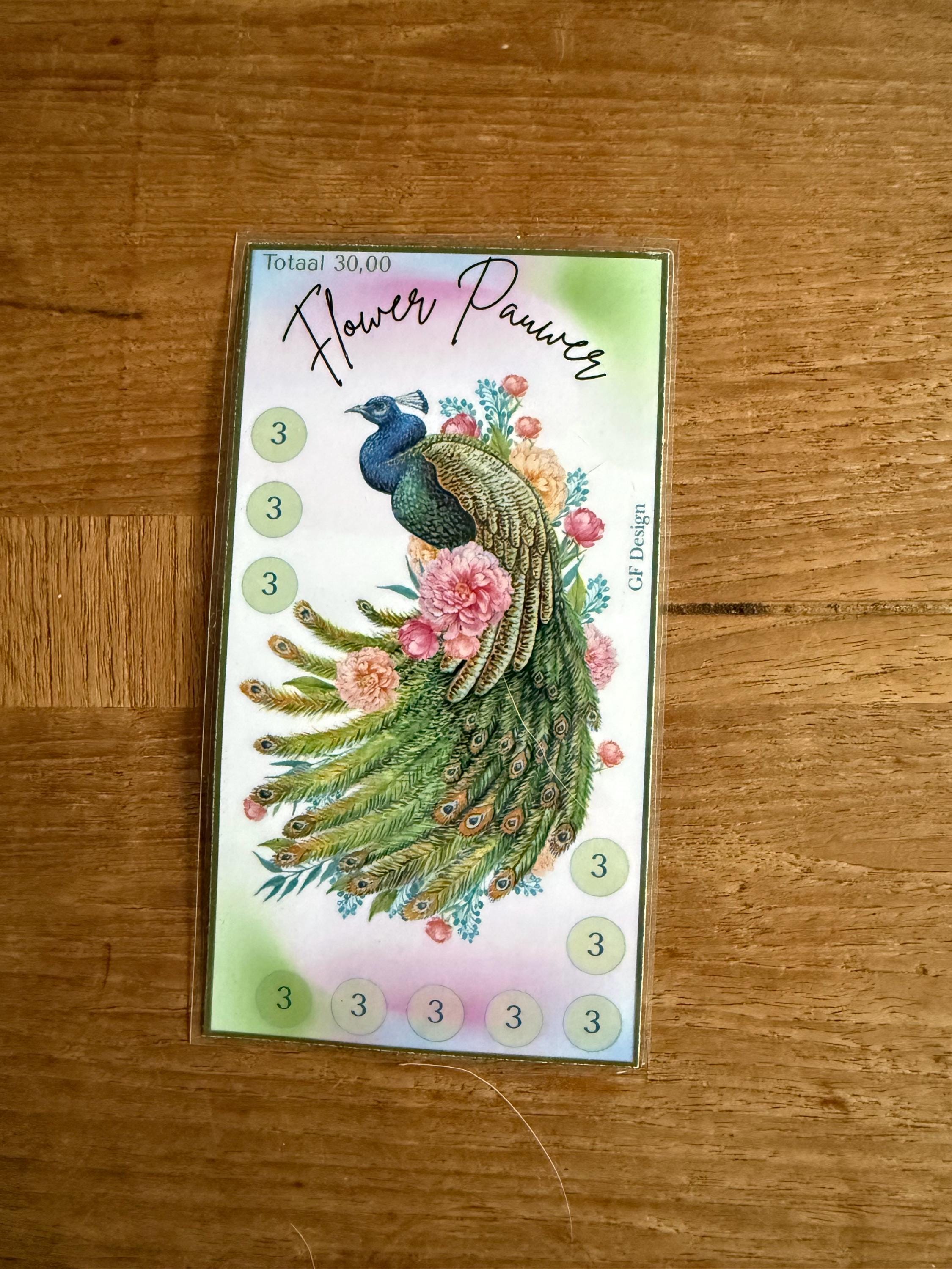 Cash stuffing challenge A6 Pauwen