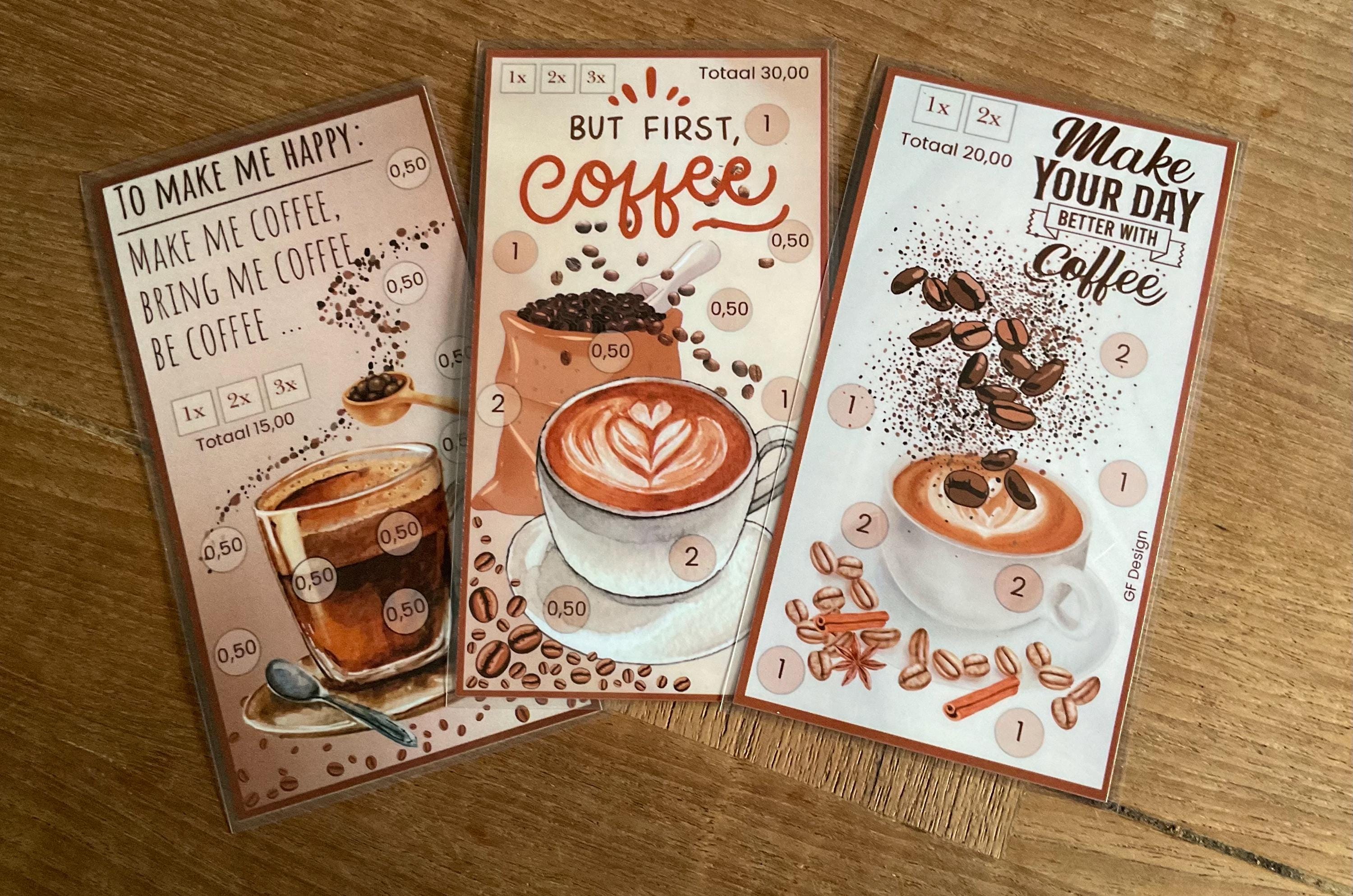 Cash stuffing challenge Koffie