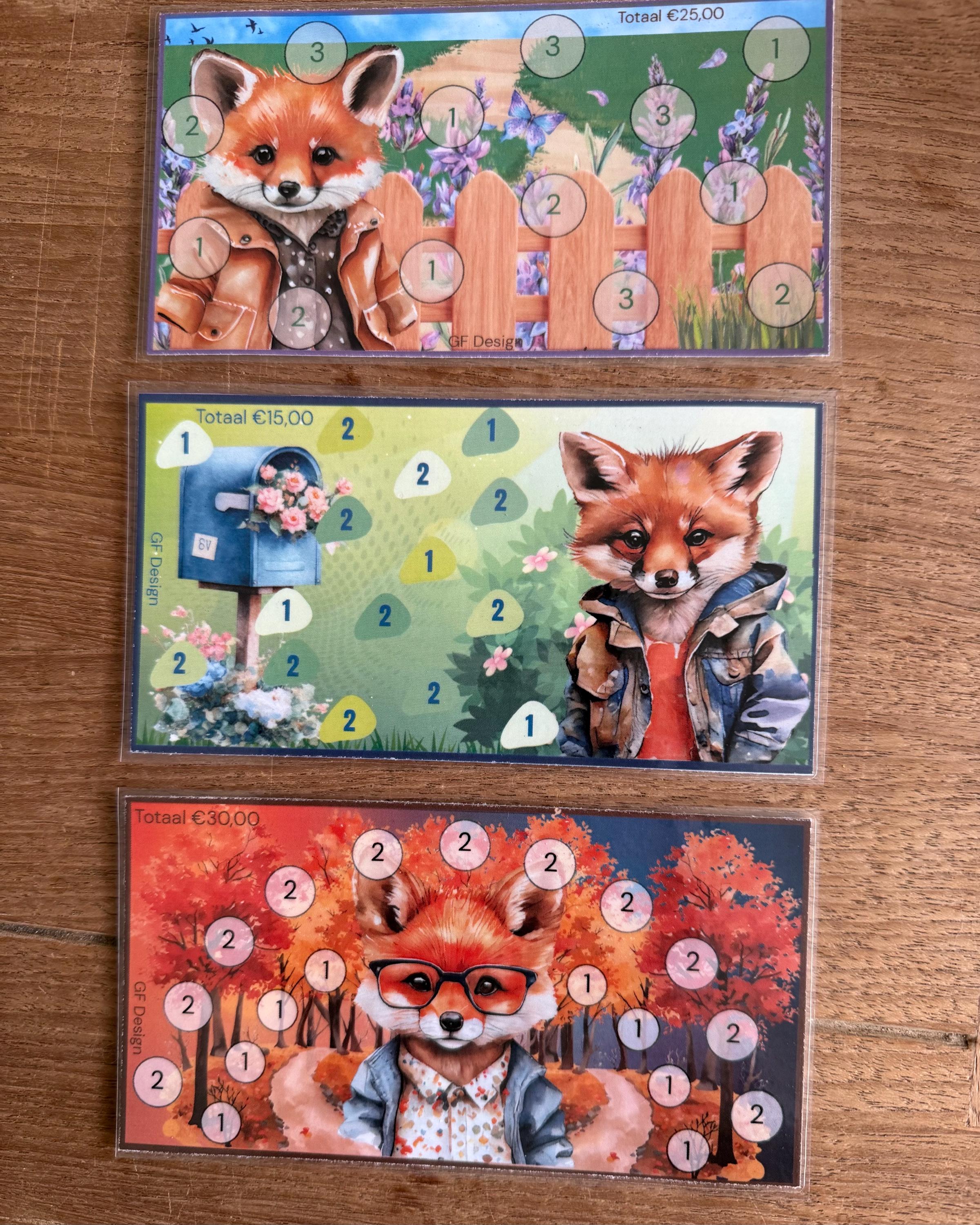 Cash Stuffing Challenge vosjes