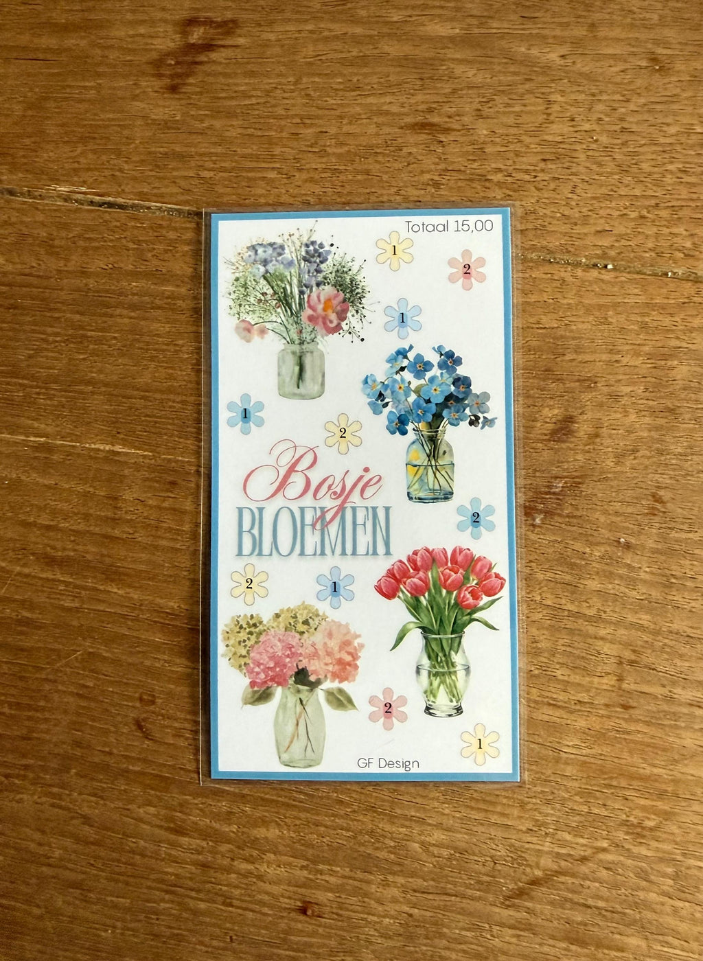 Cash stuffing challenge Bloemen en planten