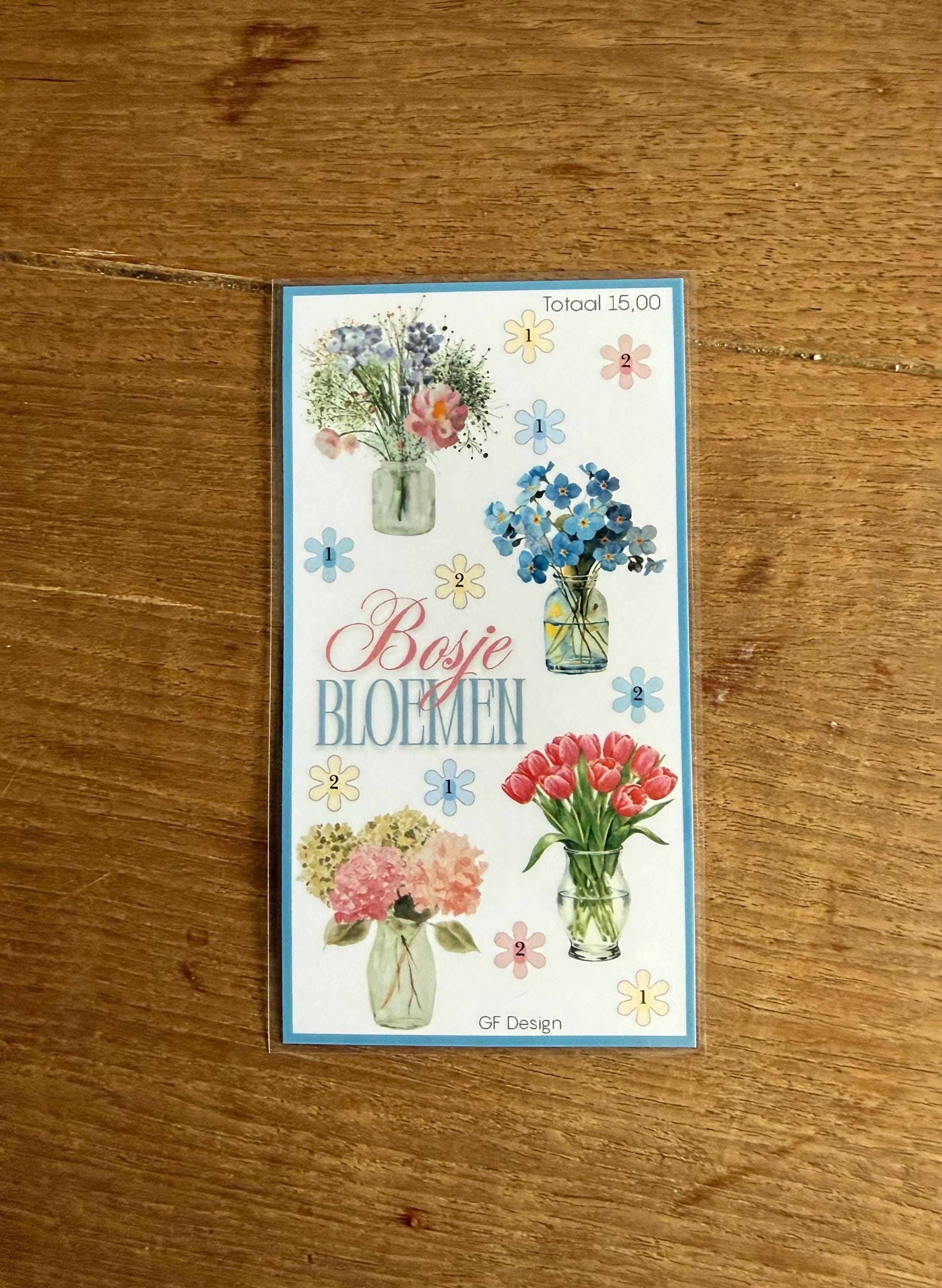 Cash stuffing challenge Bloemen en planten