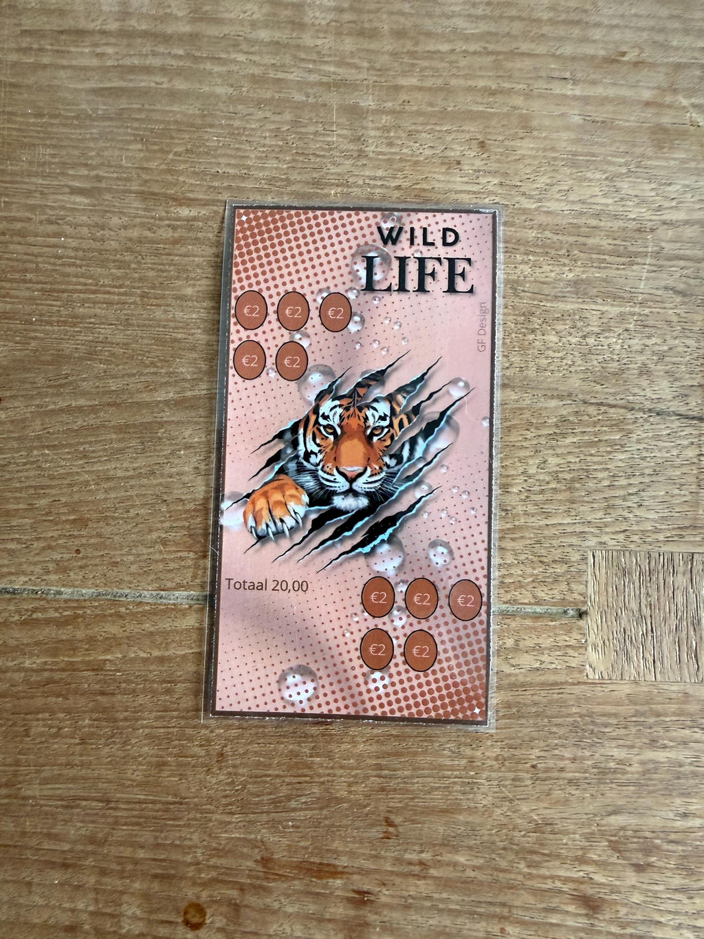 Cash stuffing challenge A6 The Tiger