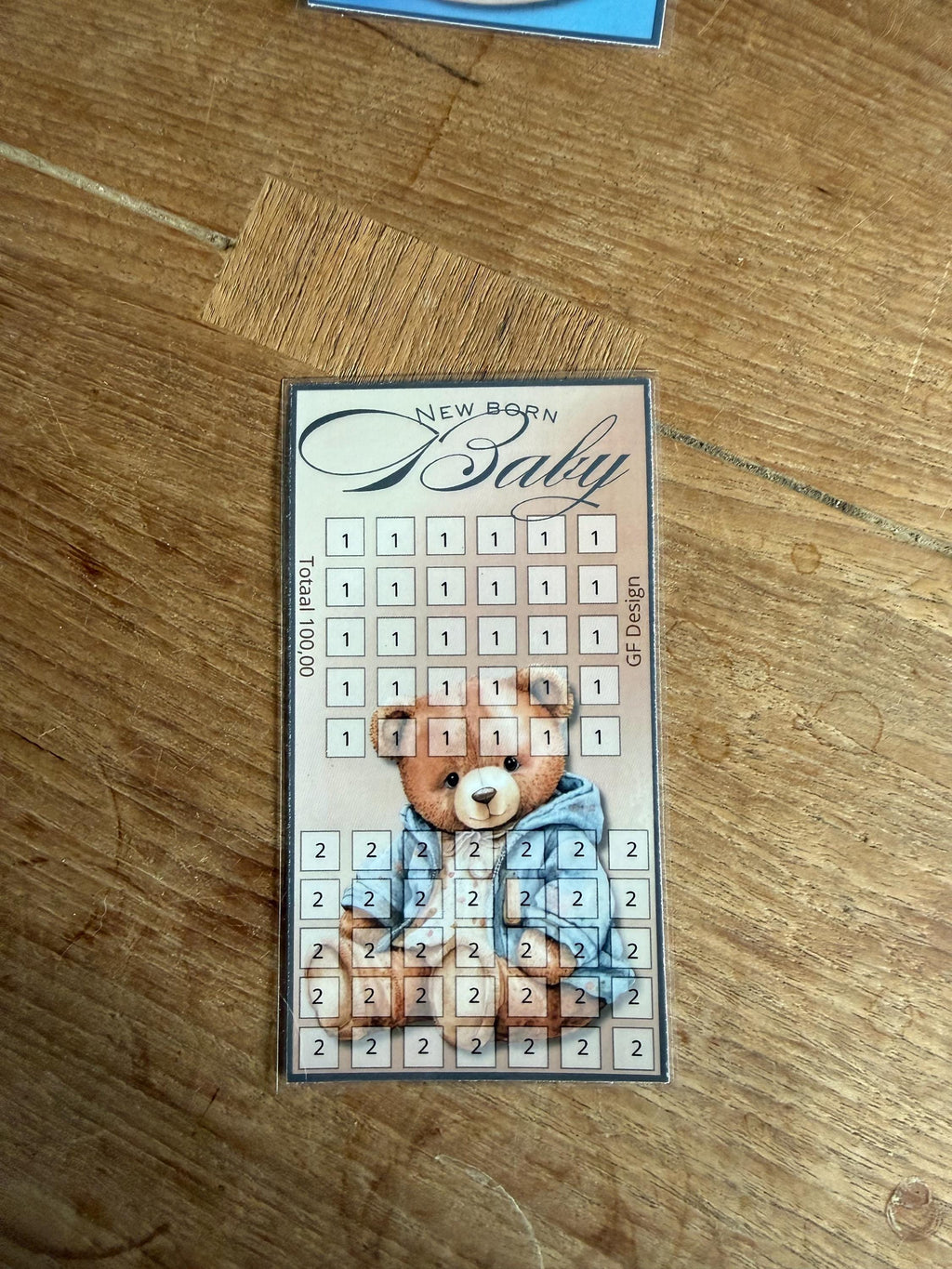 Cash stuffing challenge A6 New born