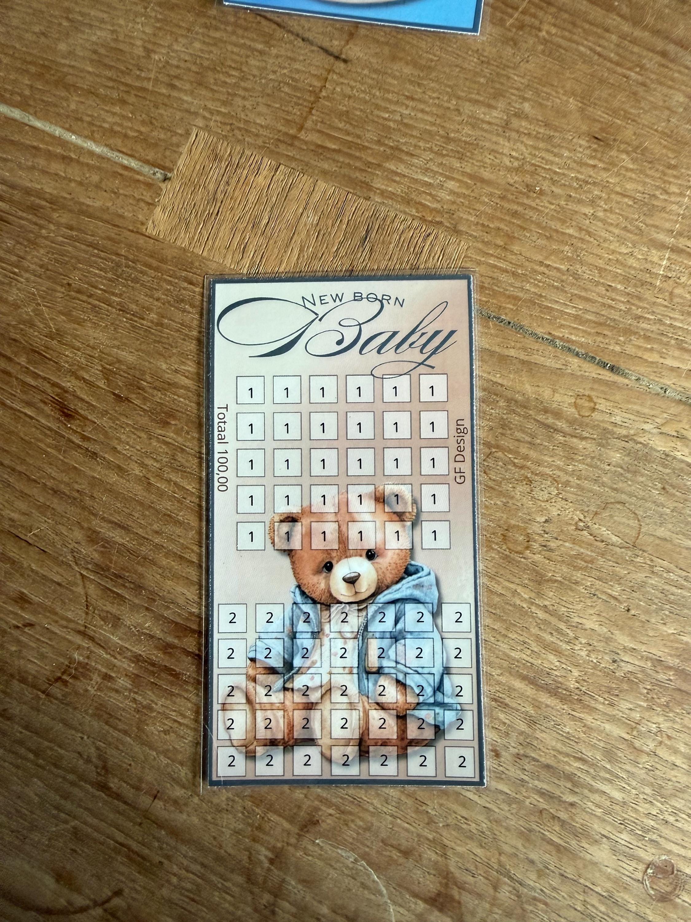 Cash stuffing challenge A6 New born