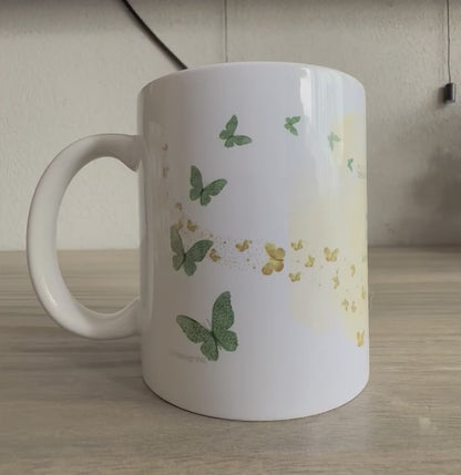 Vlinders Koffiemok 325ml - Keramisch | GFDesignNL