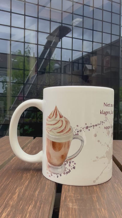 Grappige Koffiemok 325ml 'Niet Zeuren, Dus SSSSTT!!!!' | GFDesignNL