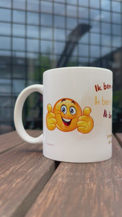 Grappige Koffiemok 325ml 'Ik Ben Geweldig' | GFDesignNL
